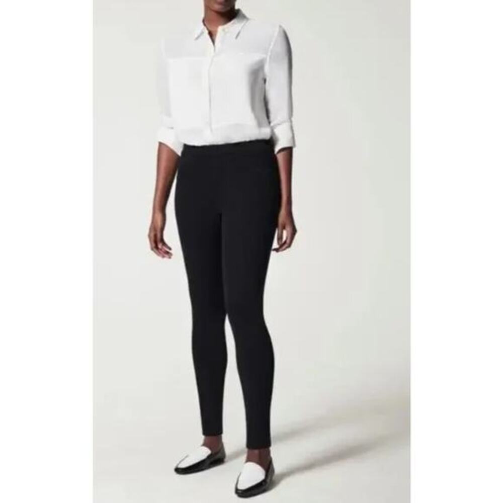 Spanx Jean-ish Ankle Leggings Jeans Black Size Small‎